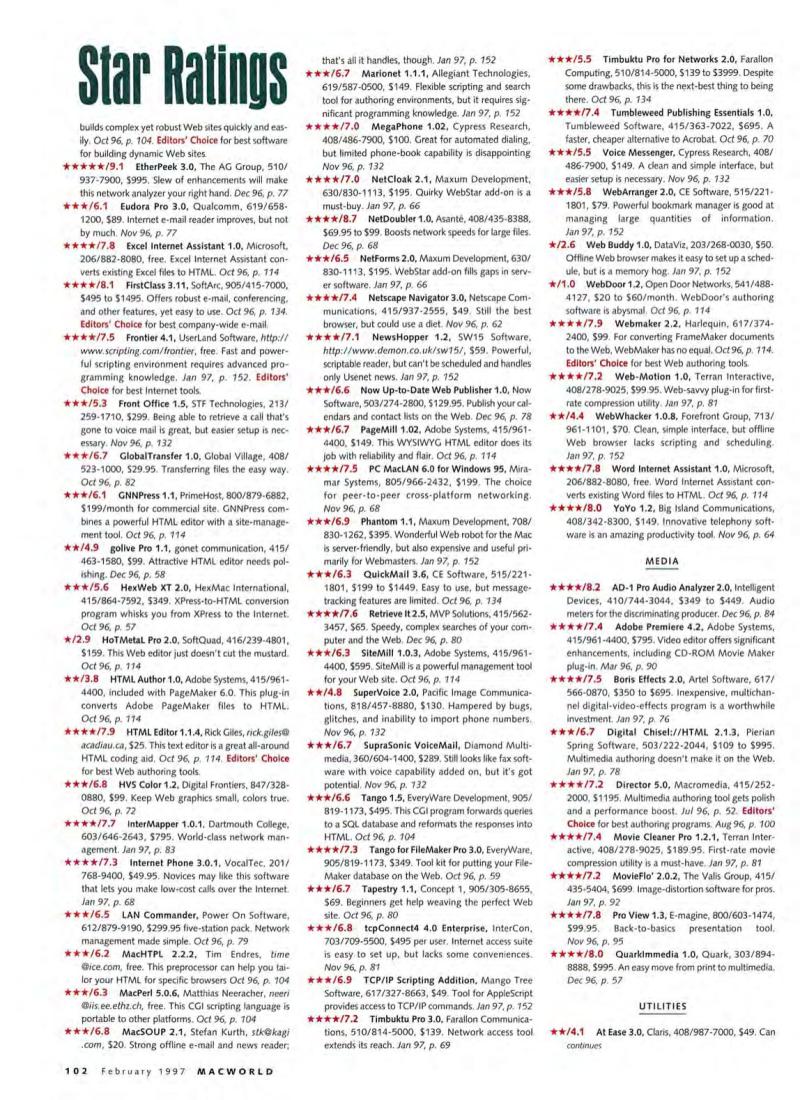 MacWorld9702February1997 — page 106