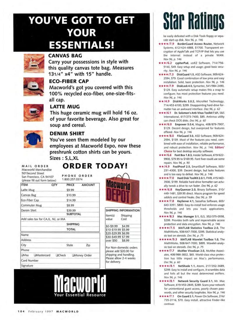 MacWorld9702February1997 — page 108