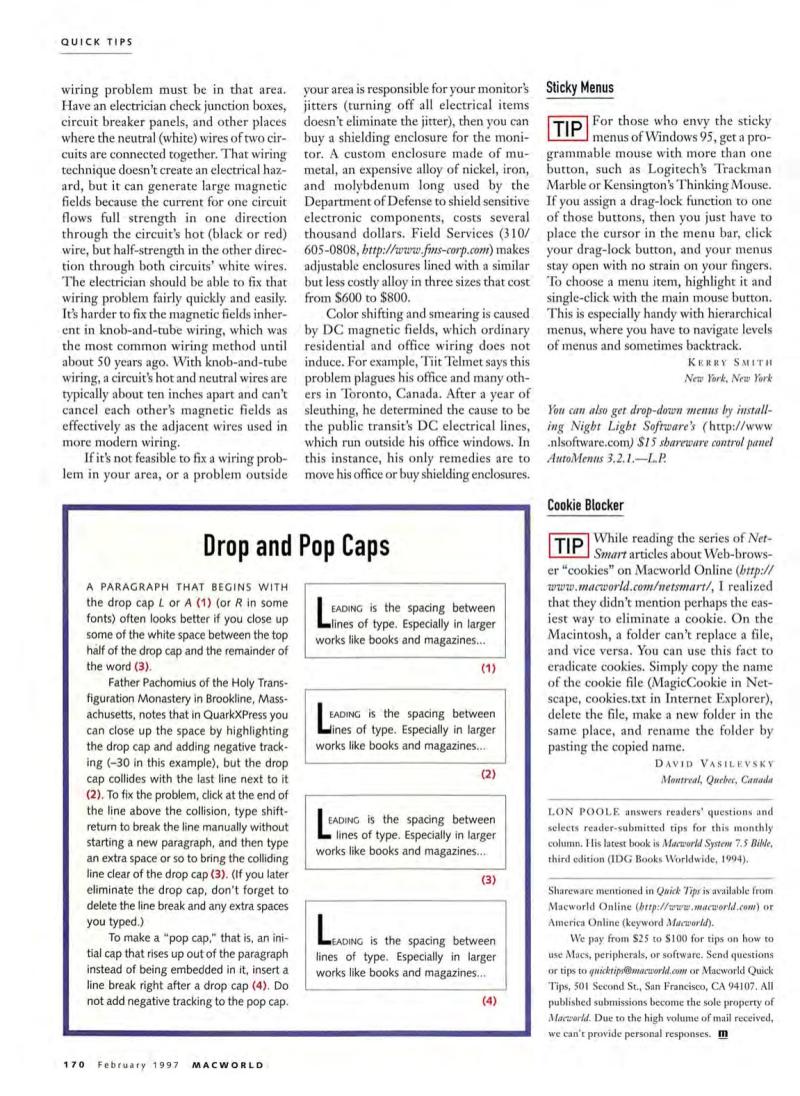 MacWorld9702February1997 — page 174