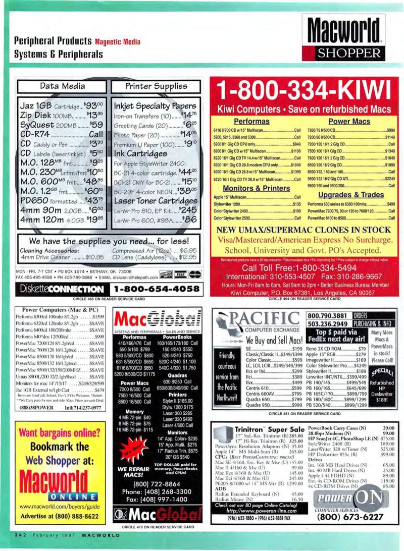 MacWorld9702February1997 — page 246
