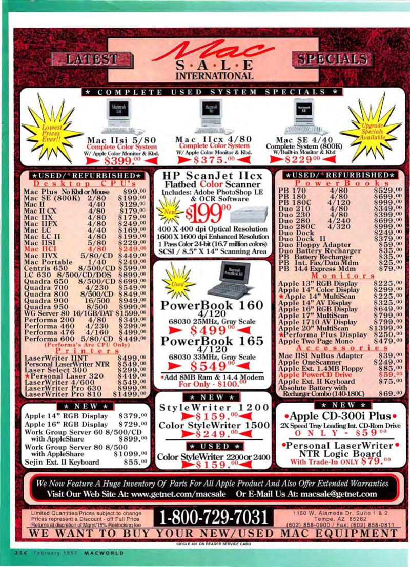 MacWorld9702February1997 — page 260