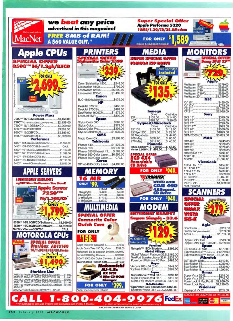 MacWorld9702February1997 — page 262