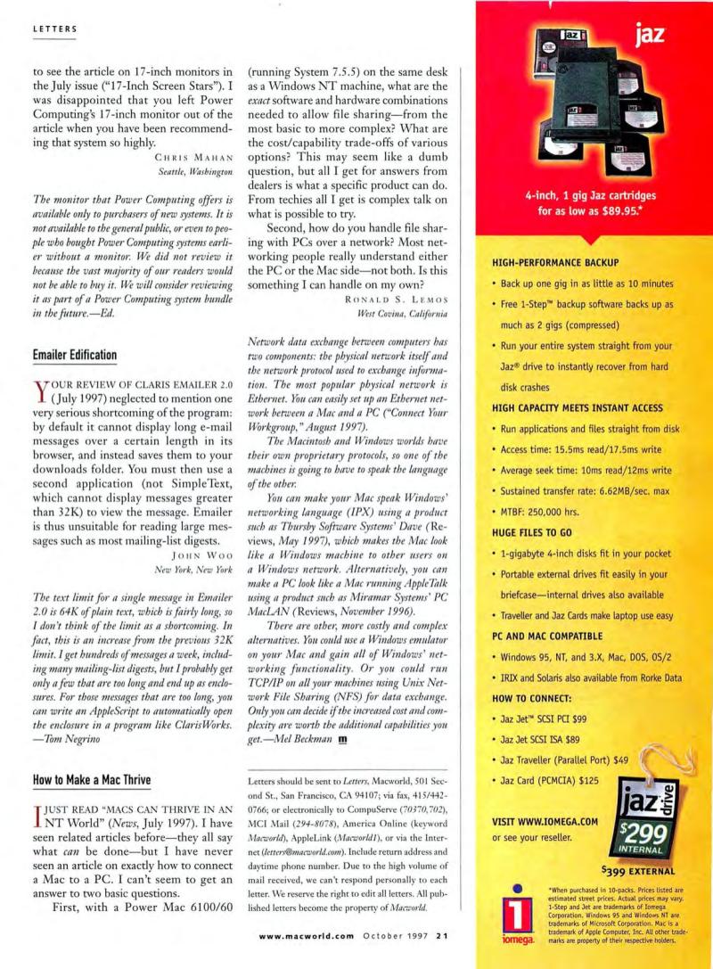 MacWorld9710October1997 — page 25
