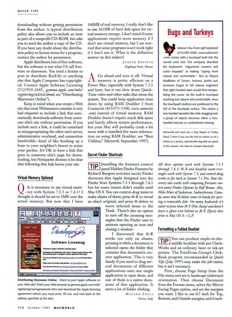 MacWorld9710October1997 — page 108