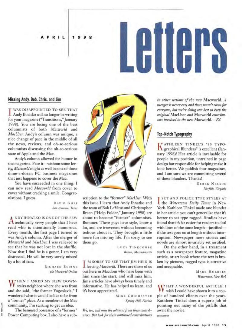 MacWorld9804April1998 — page 17