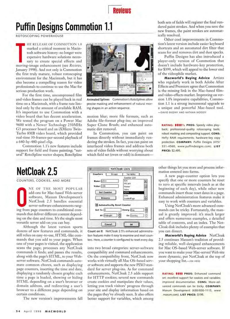 MacWorld9804April1998 — page 56