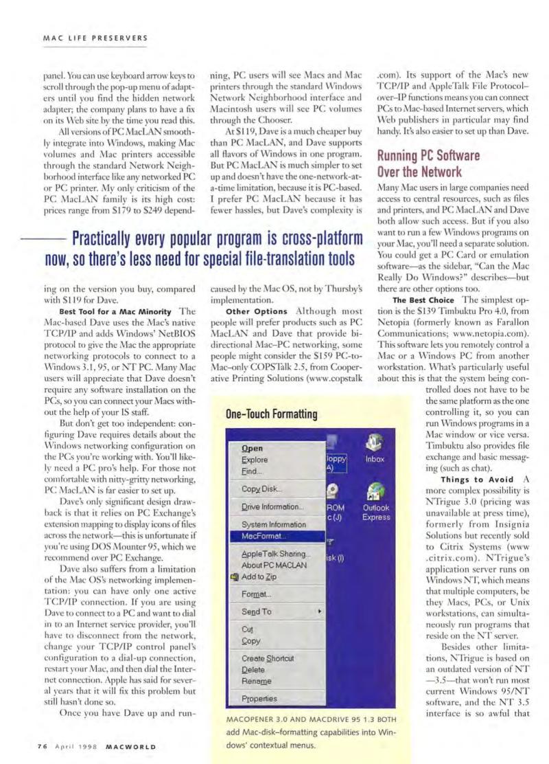 MacWorld9804April1998 — page 78