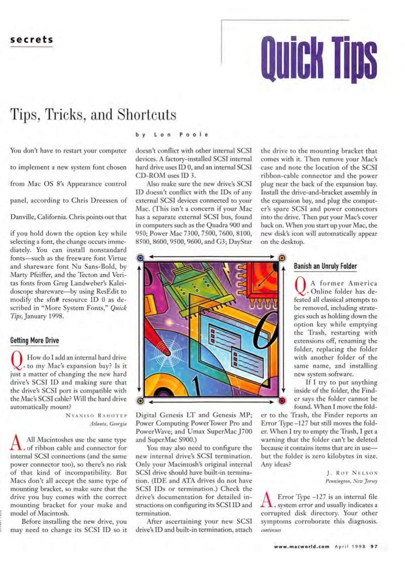 MacWorld9804April1998 — page 99