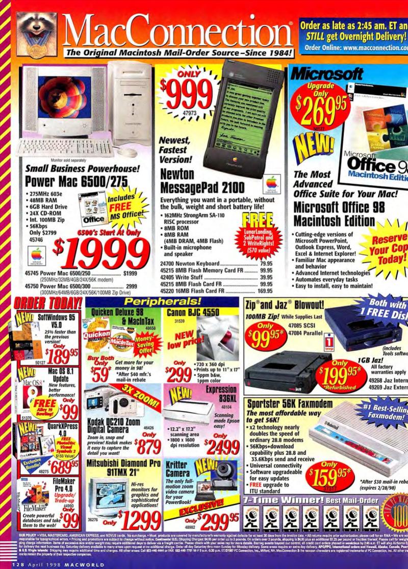 MacWorld9804April1998 — page 134