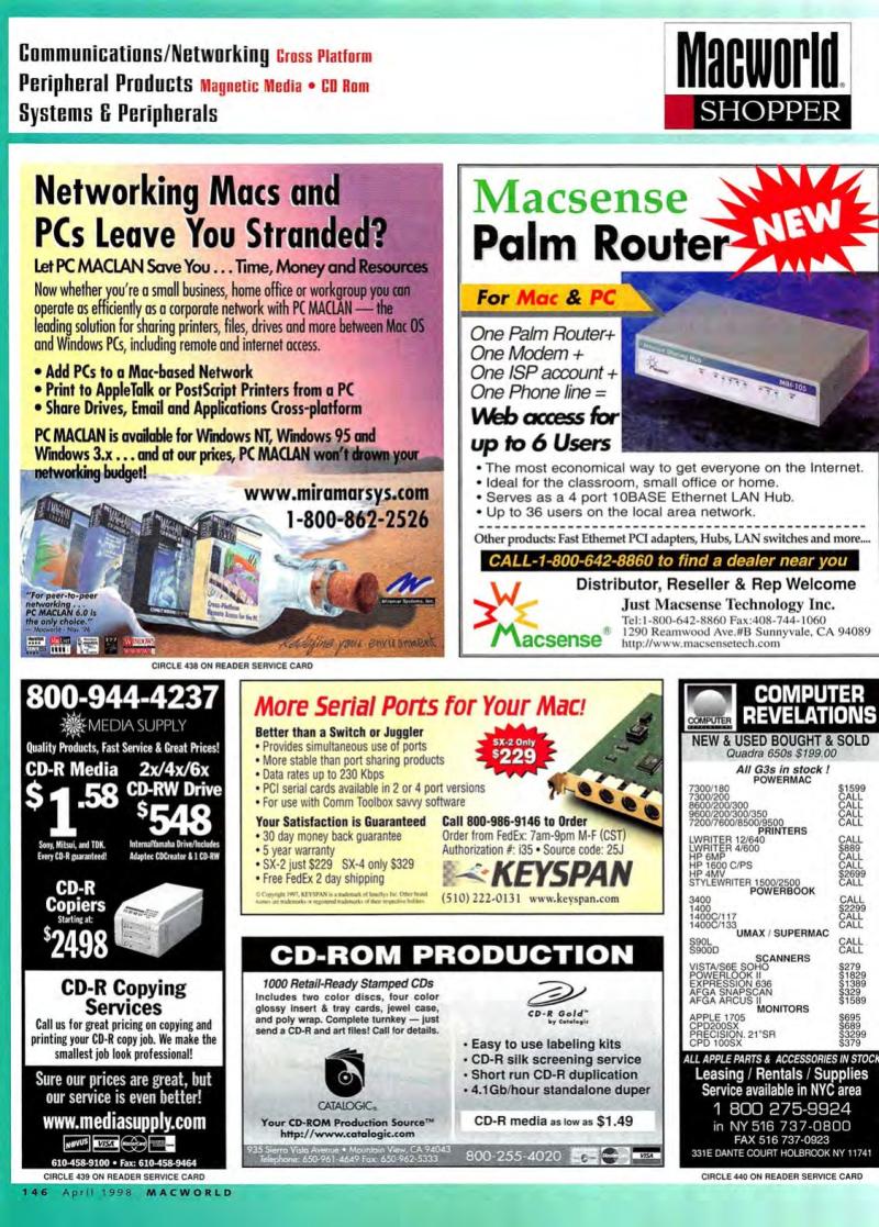 MacWorld9804April1998 — page 150
