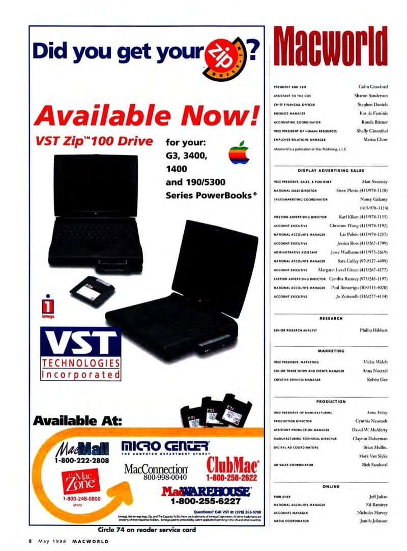 MacWorld9805May1998 — page 10