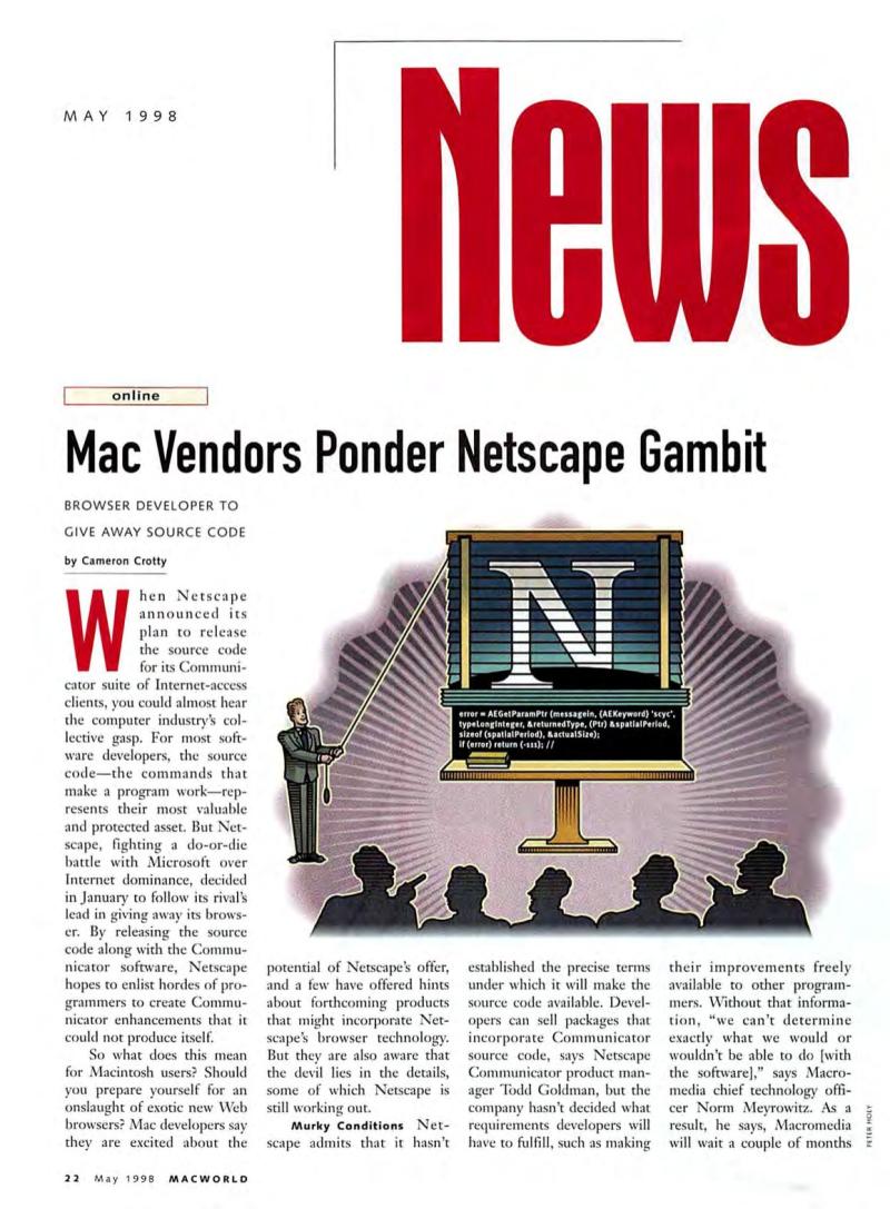 MacWorld9805May1998 — page 24
