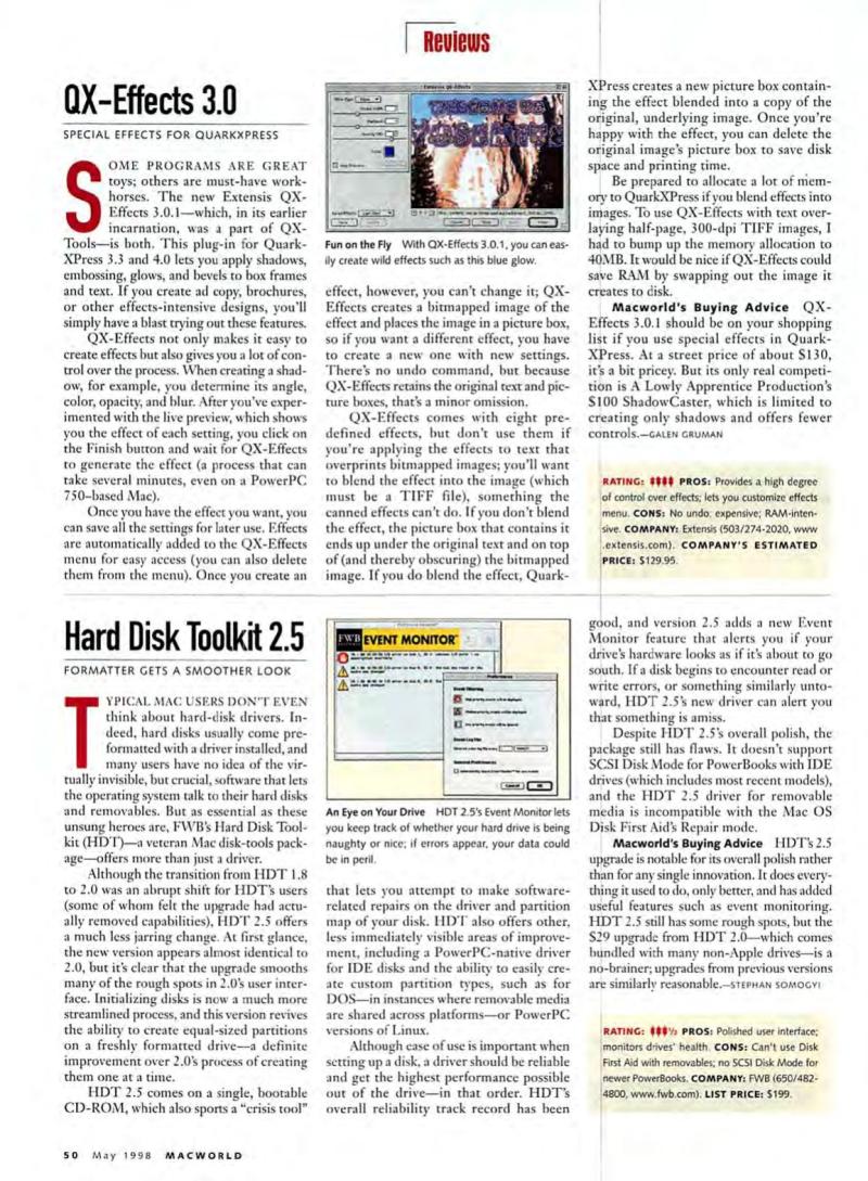 MacWorld9805May1998 — page 54