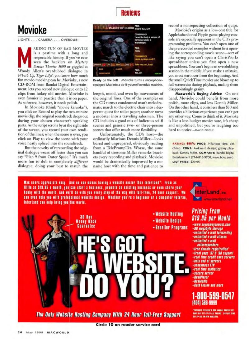 MacWorld9805May1998 — page 60