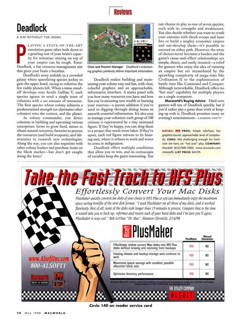 MacWorld9805May1998 — page 62