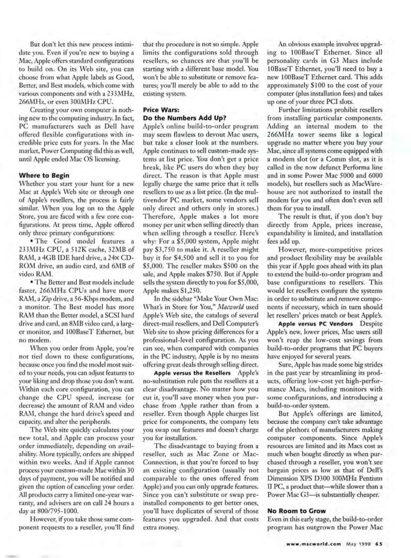 MacWorld9805May1998 — page 69