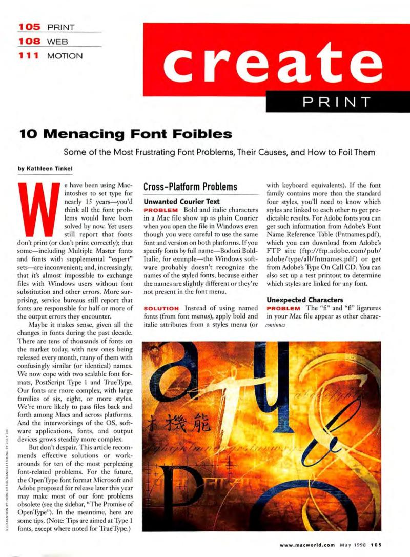 MacWorld9805May1998 — page 109