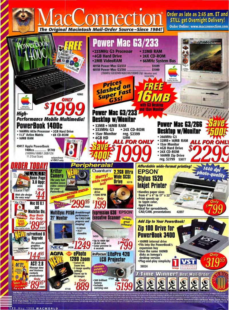 MacWorld9805May1998 — page 128