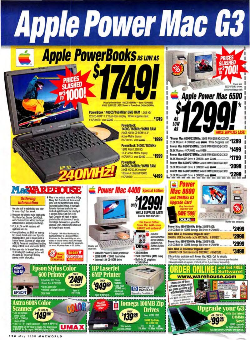 MacWorld9805May1998 — page 132