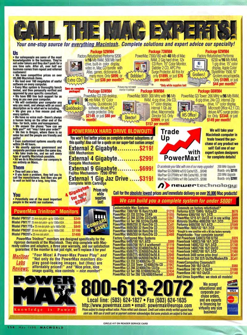 MacWorld9805May1998 — page 166