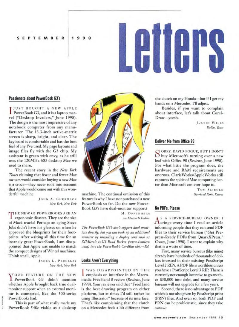 MacWorld9809September1998 — page 15