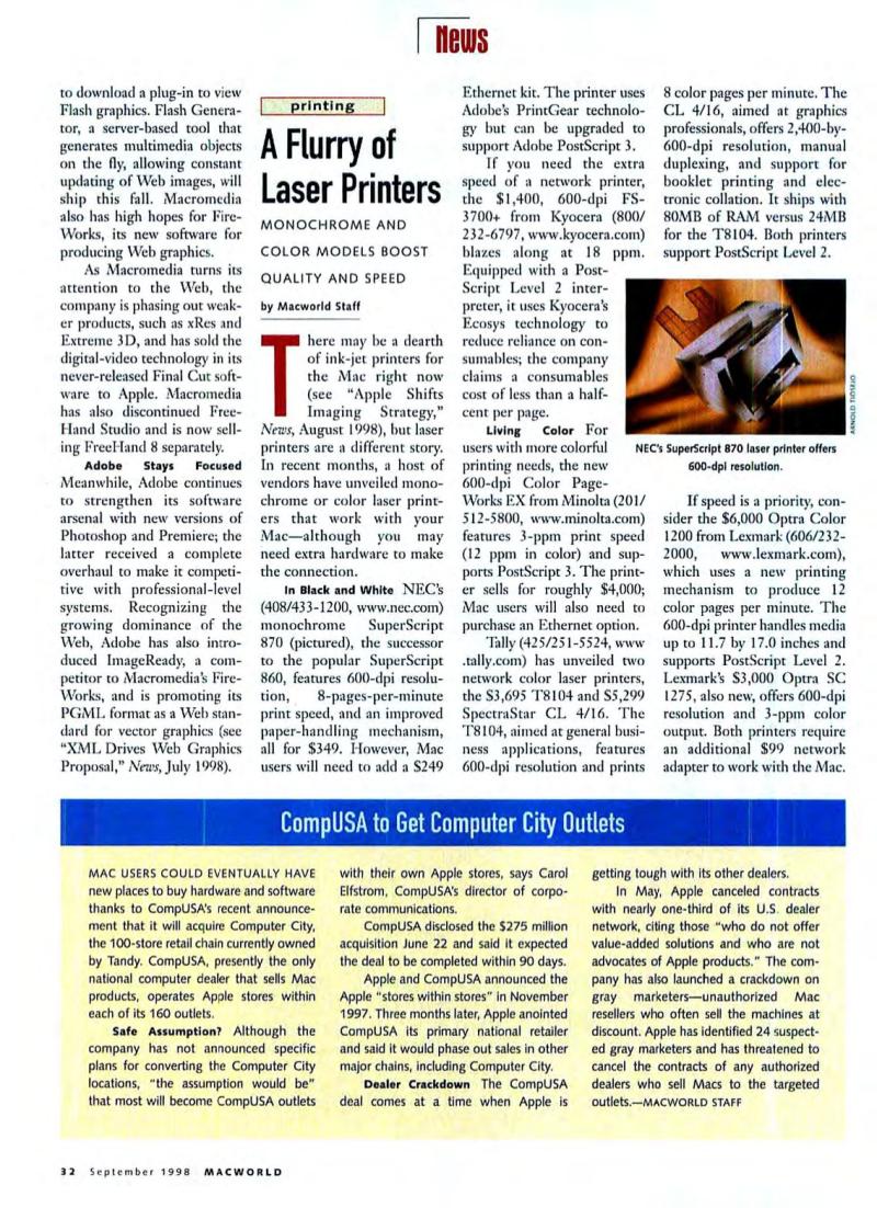MacWorld9809September1998 — page 34