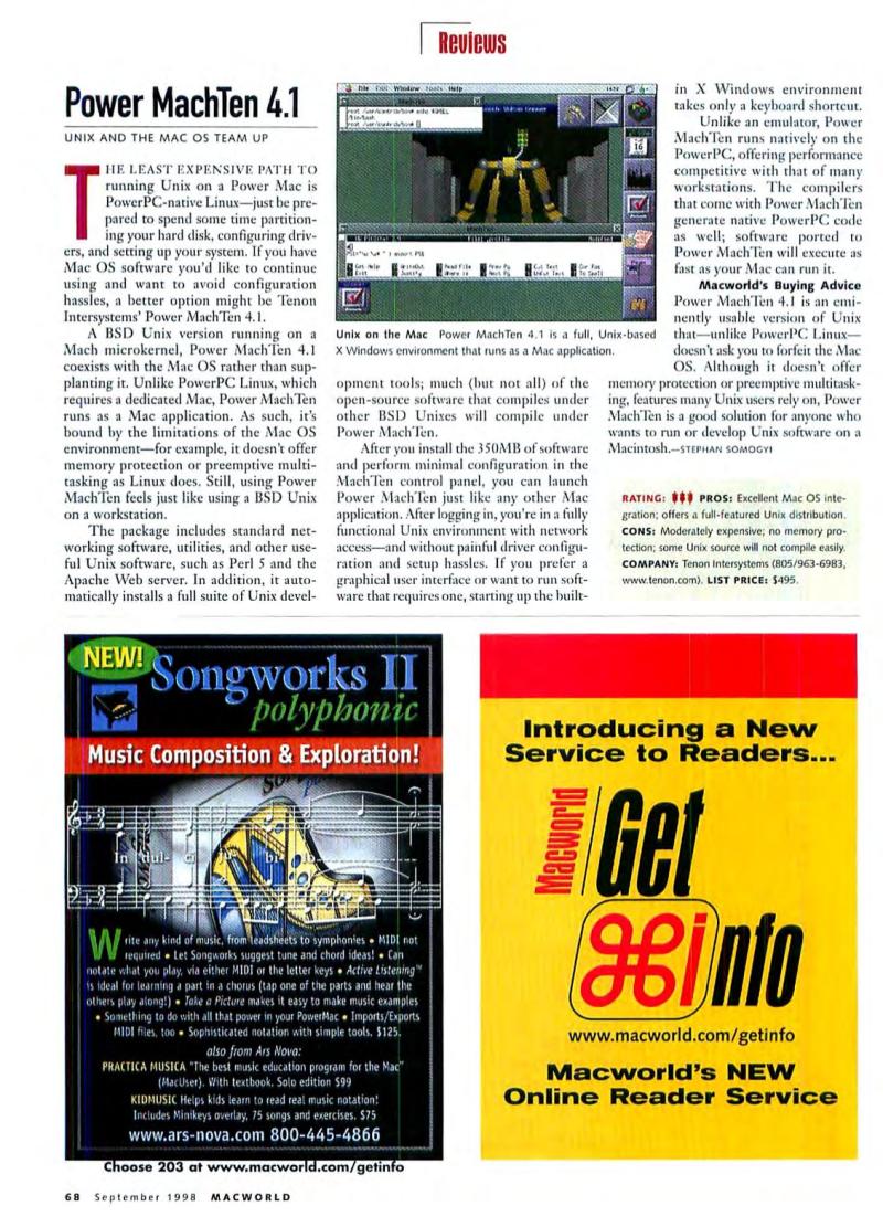 MacWorld9809September1998 — page 62
