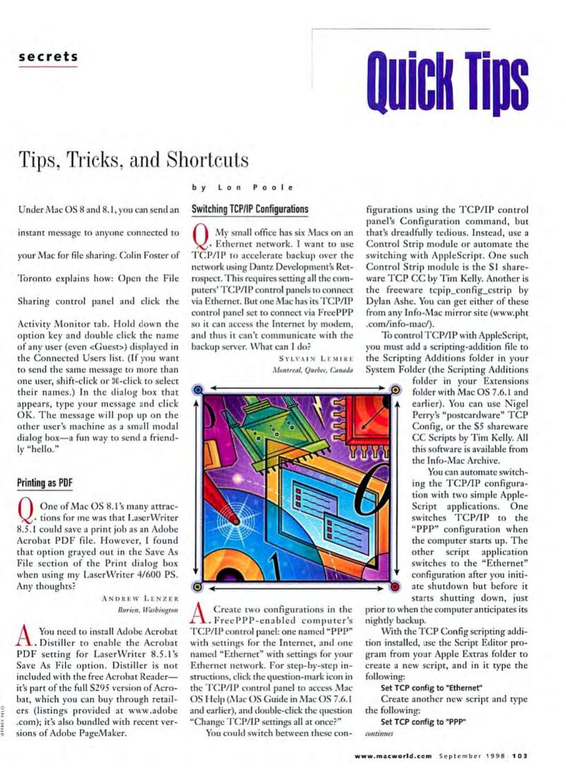 MacWorld9809September1998 — page 97