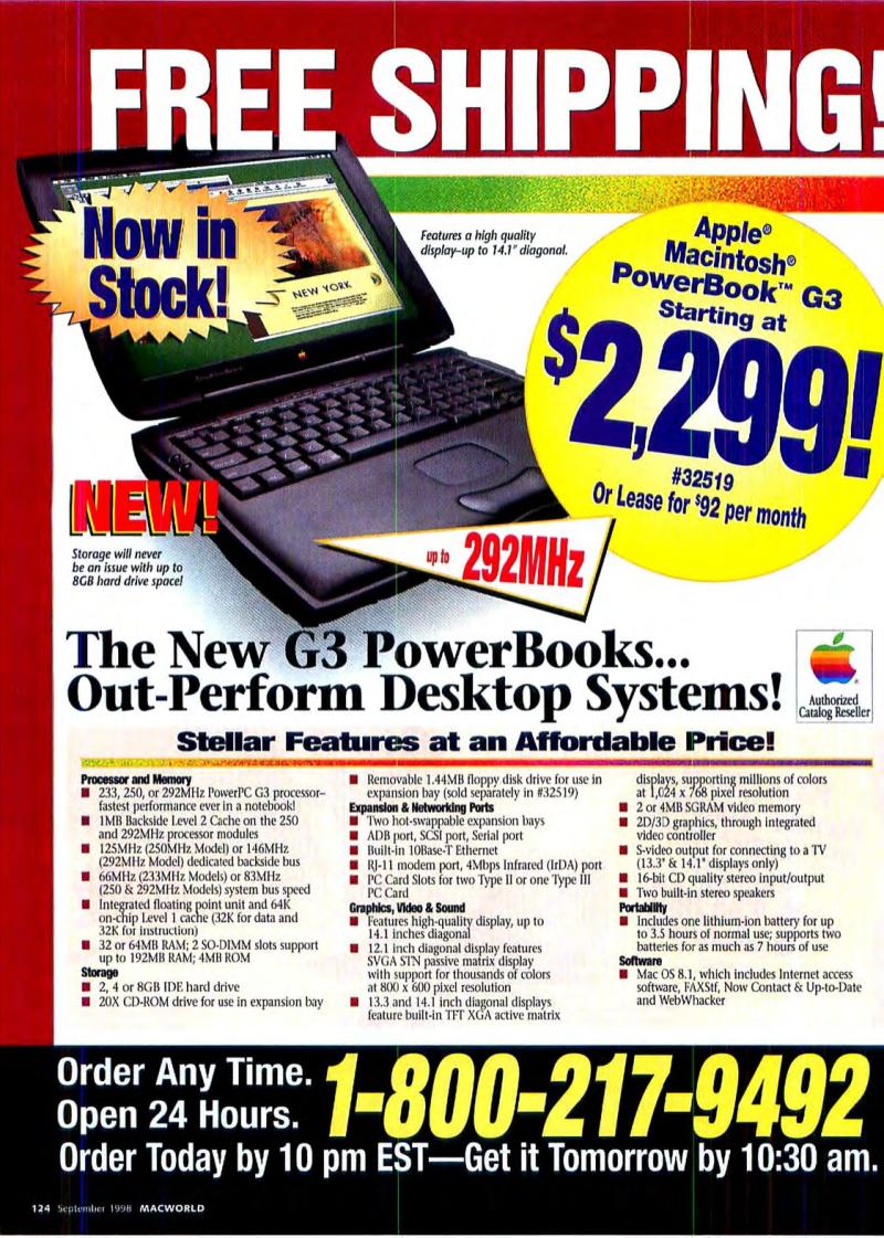 MacWorld9809September1998 — page 118