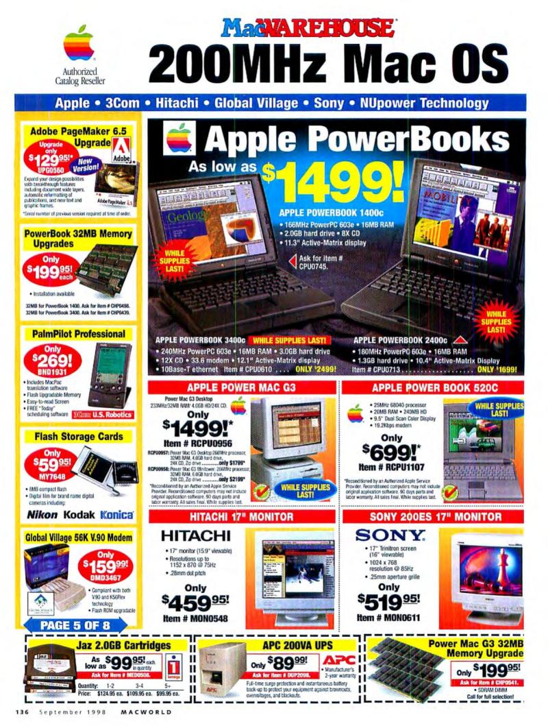 MacWorld9809September1998 — page 130