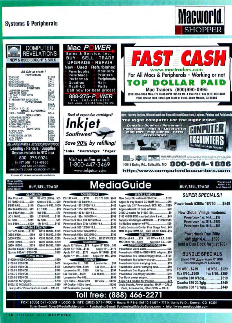 MacWorld9809September1998 — page 154