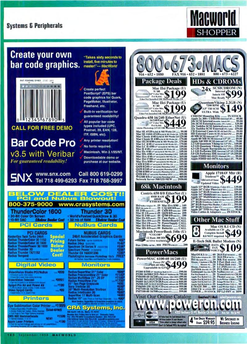 MacWorld9809September1998 — page 156