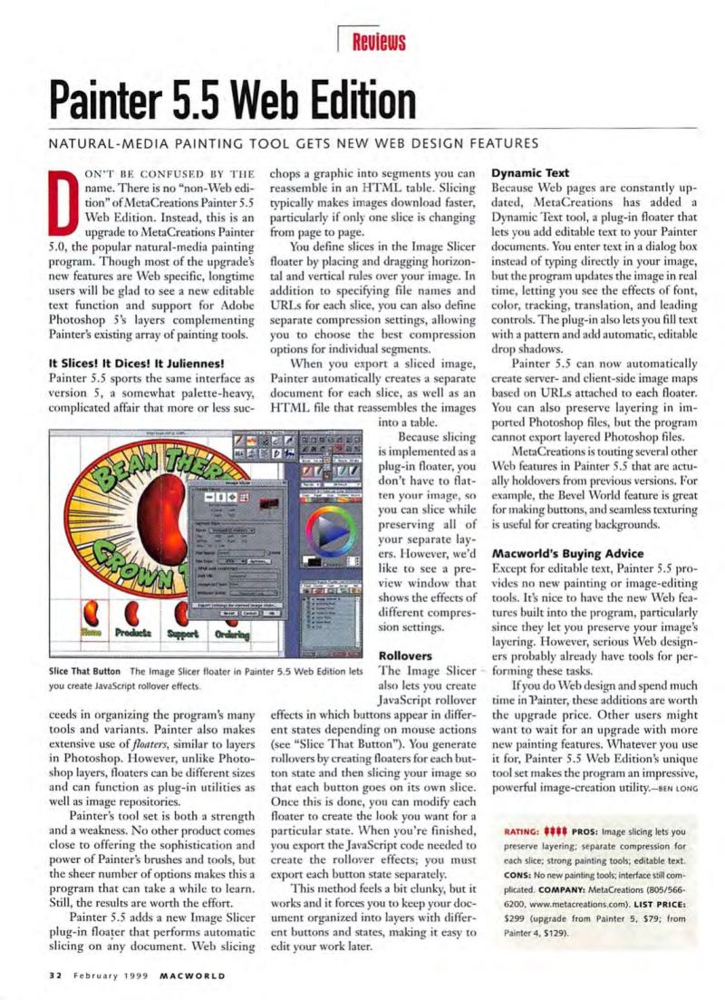 MacWorld9902February1999 — page 34