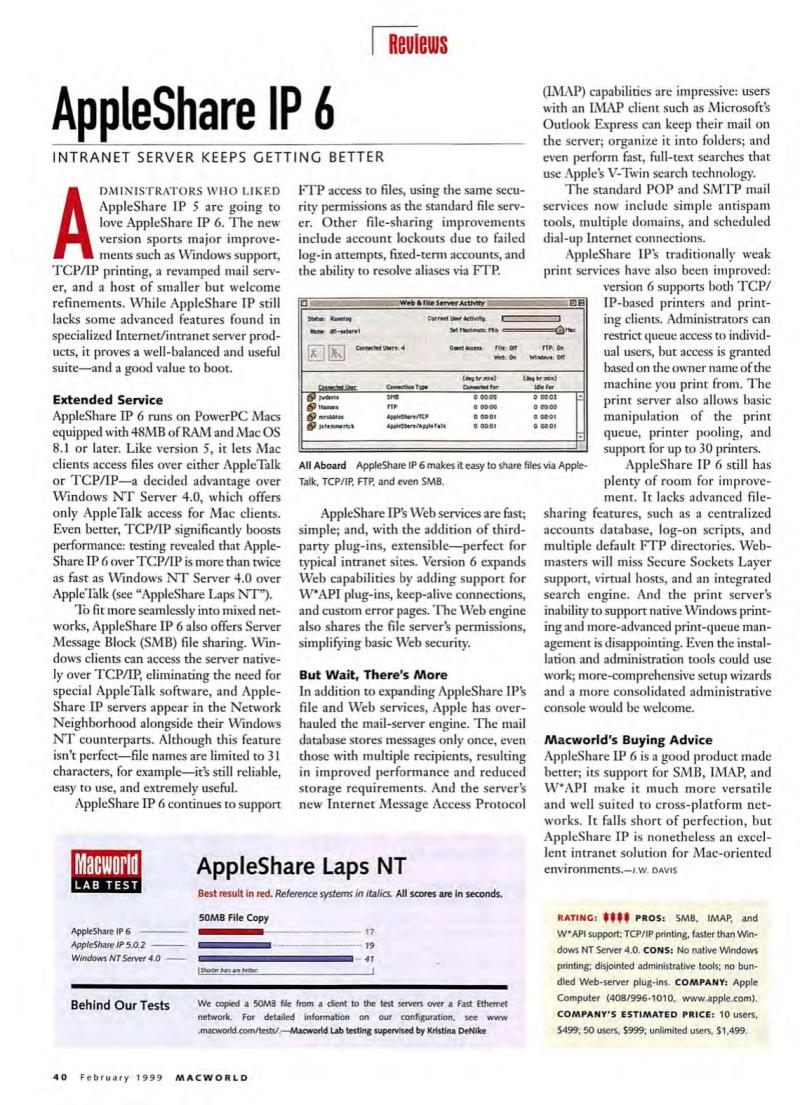 MacWorld9902February1999 — page 42