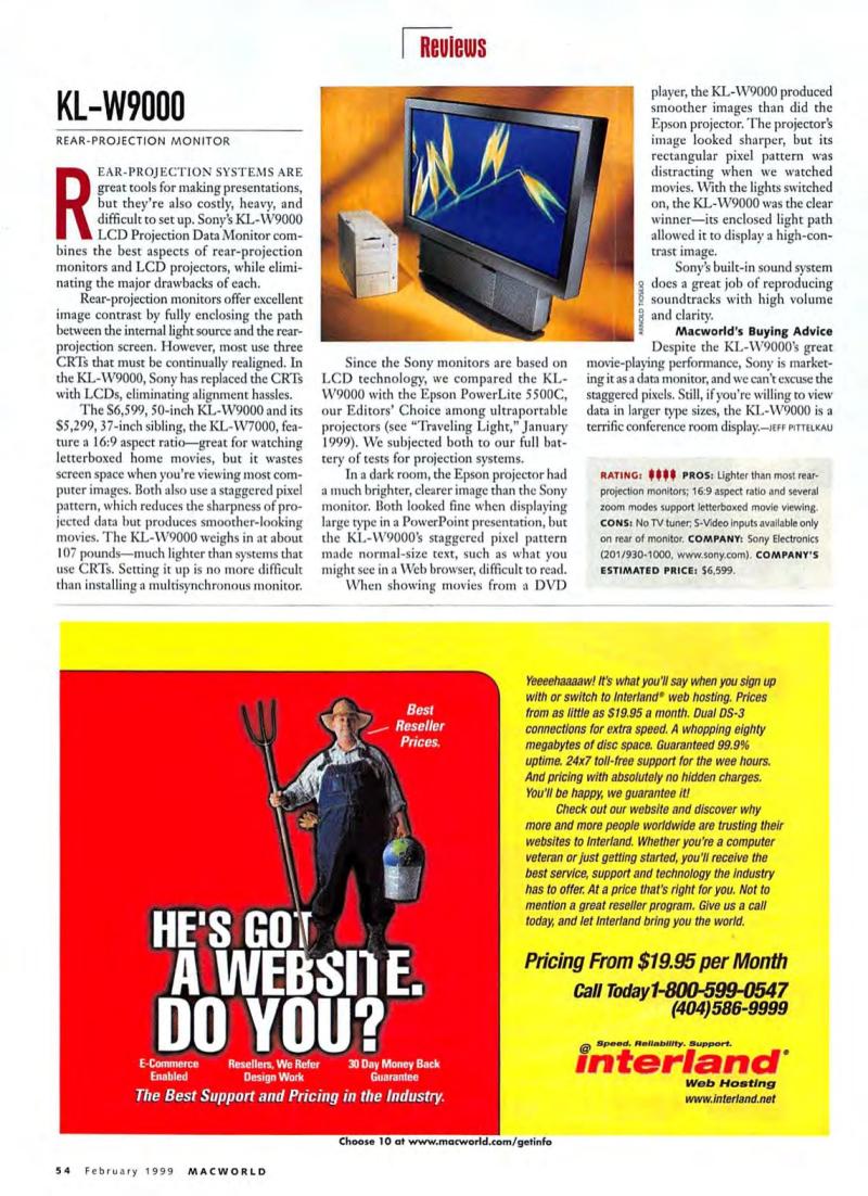 MacWorld9902February1999 — page 58