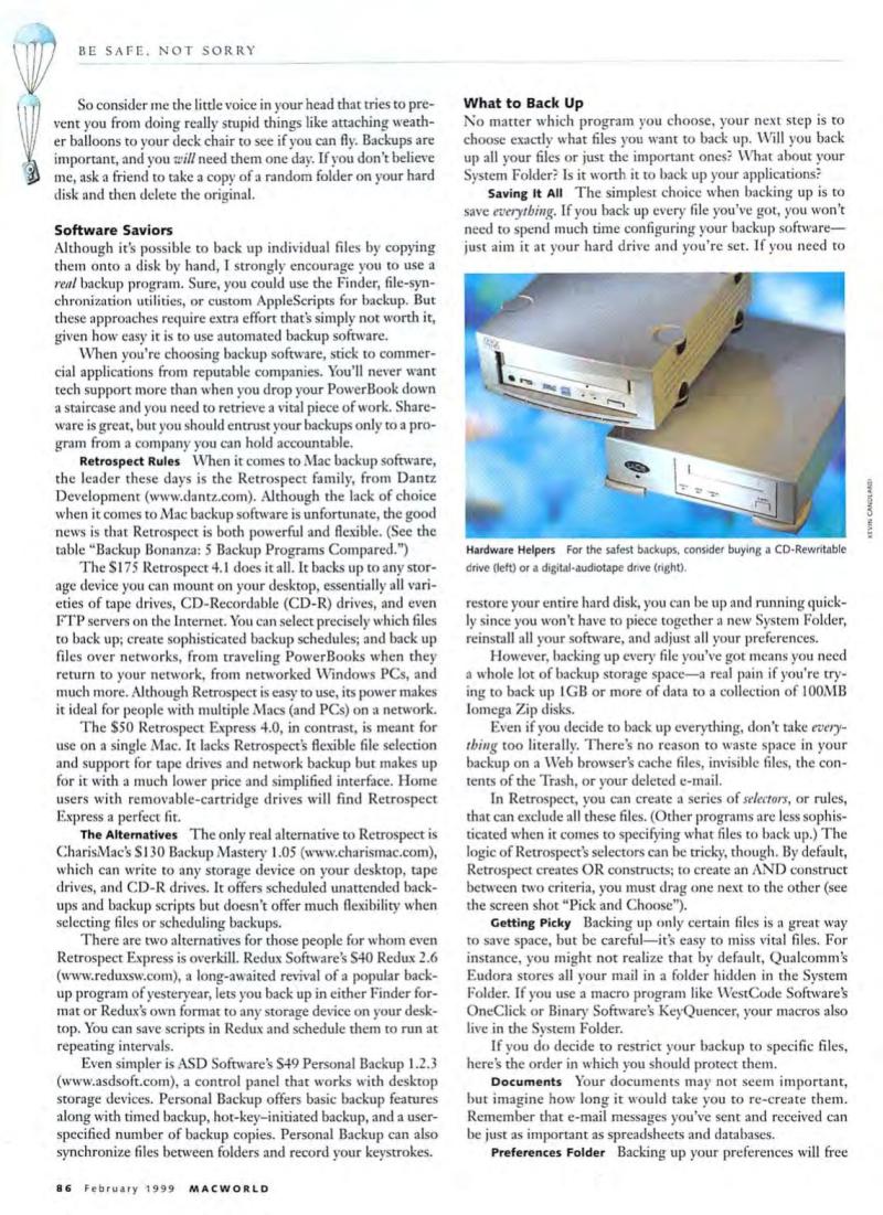 MacWorld9902February1999 — page 92