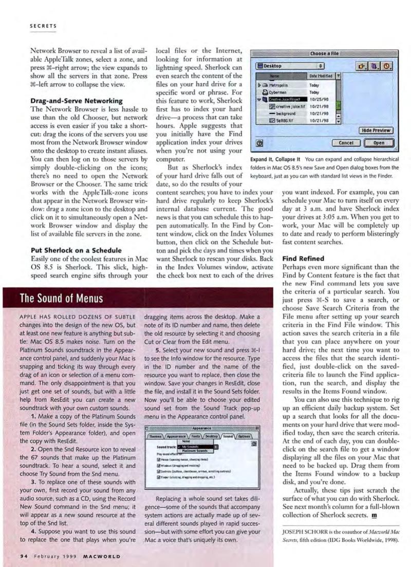 MacWorld9902February1999 — page 100