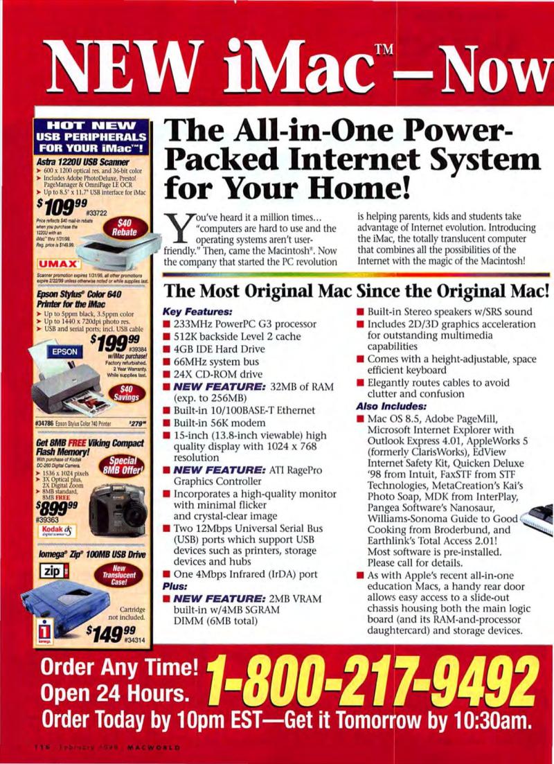 MacWorld9902February1999 — page 124