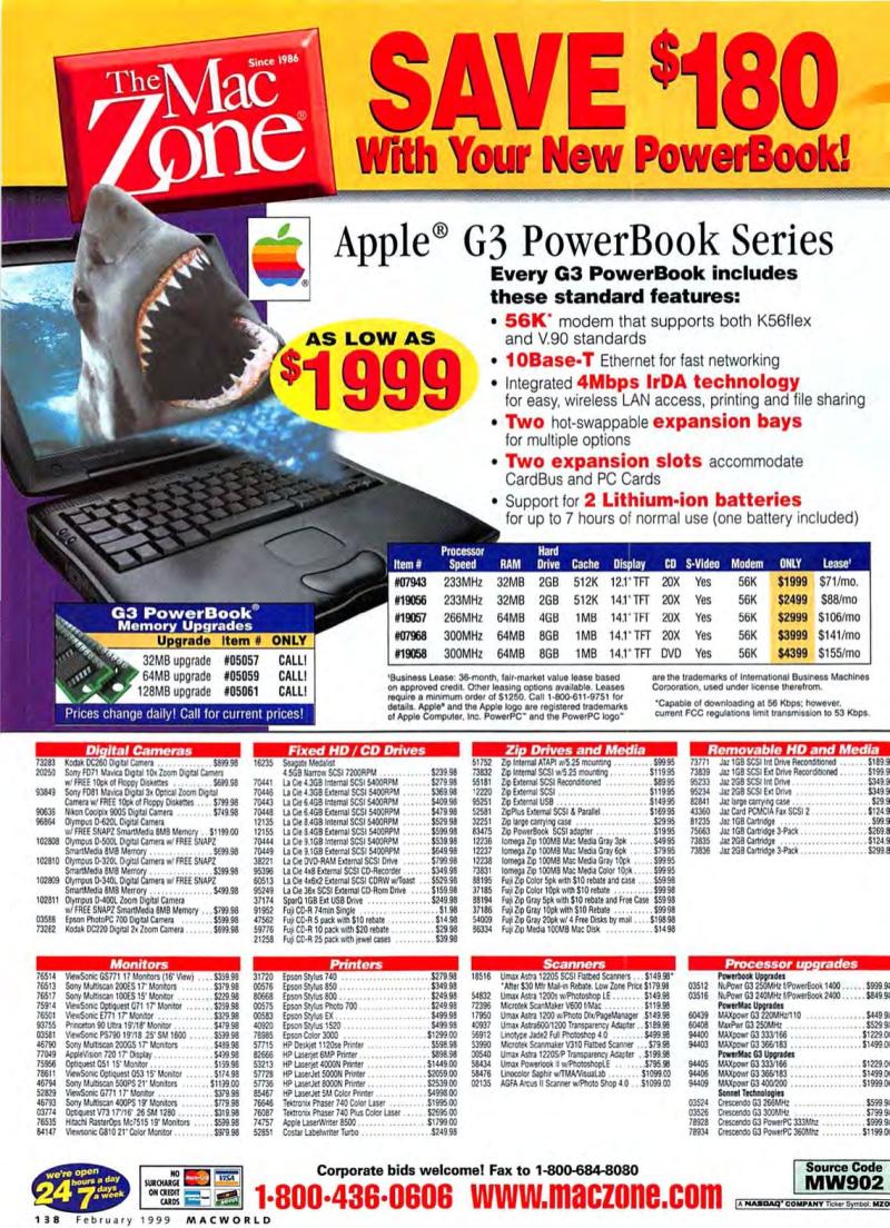 MacWorld9902February1999 — page 148