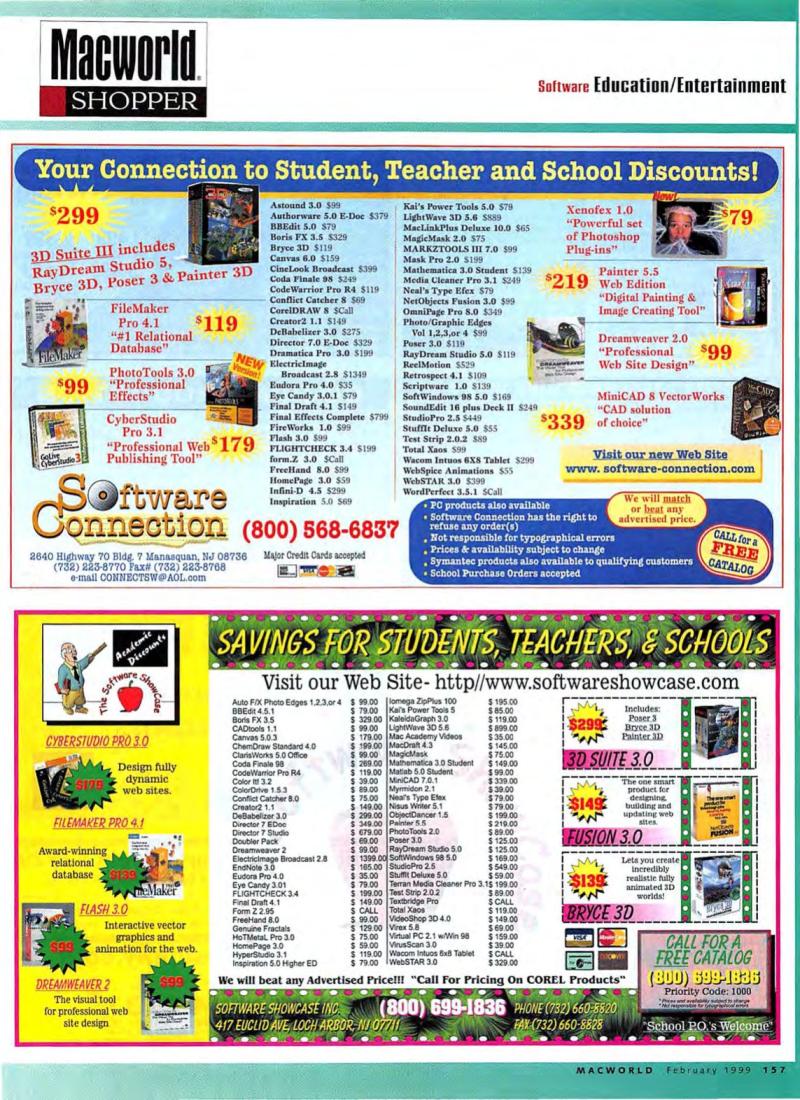 MacWorld9902February1999 — page 169