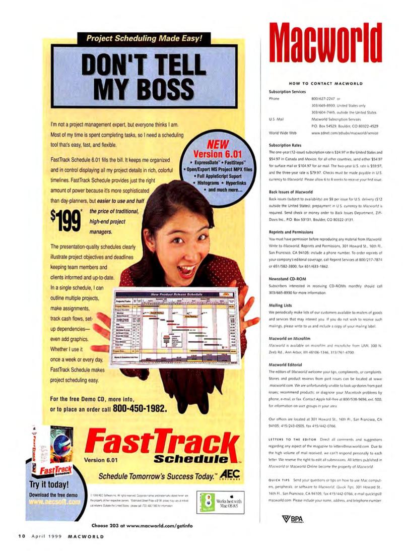 MacWorld9904April1999 — page 12