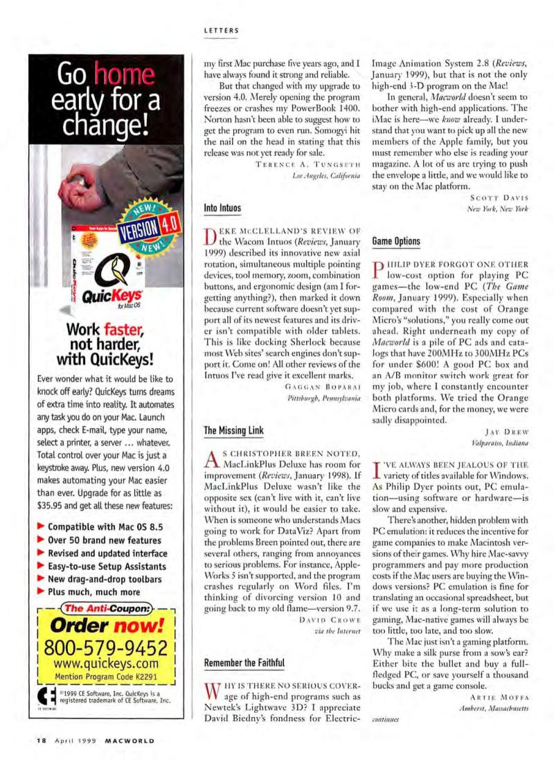 MacWorld9904April1999 — page 20