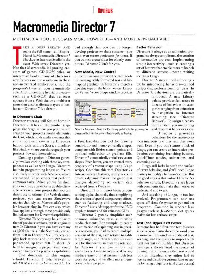 MacWorld9904April1999 — page 36