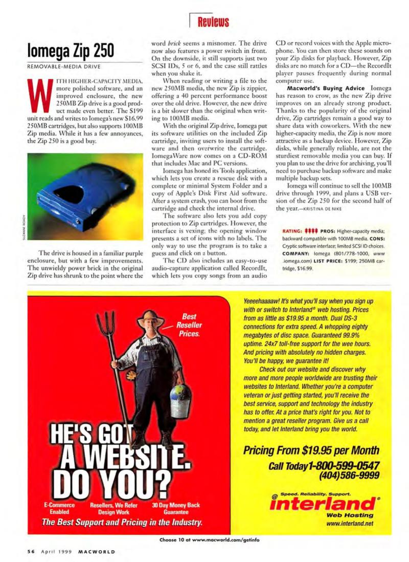 MacWorld9904April1999 — page 58