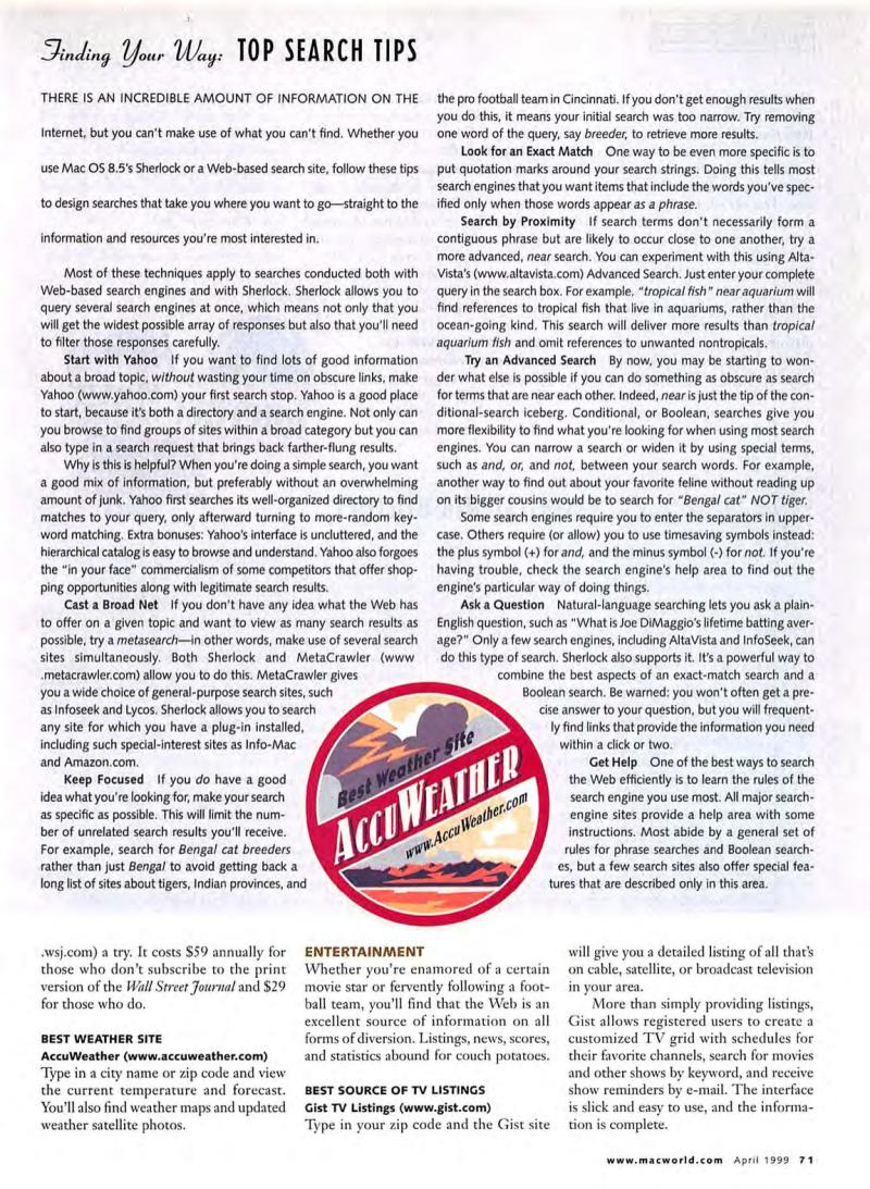 MacWorld9904April1999 — page 75