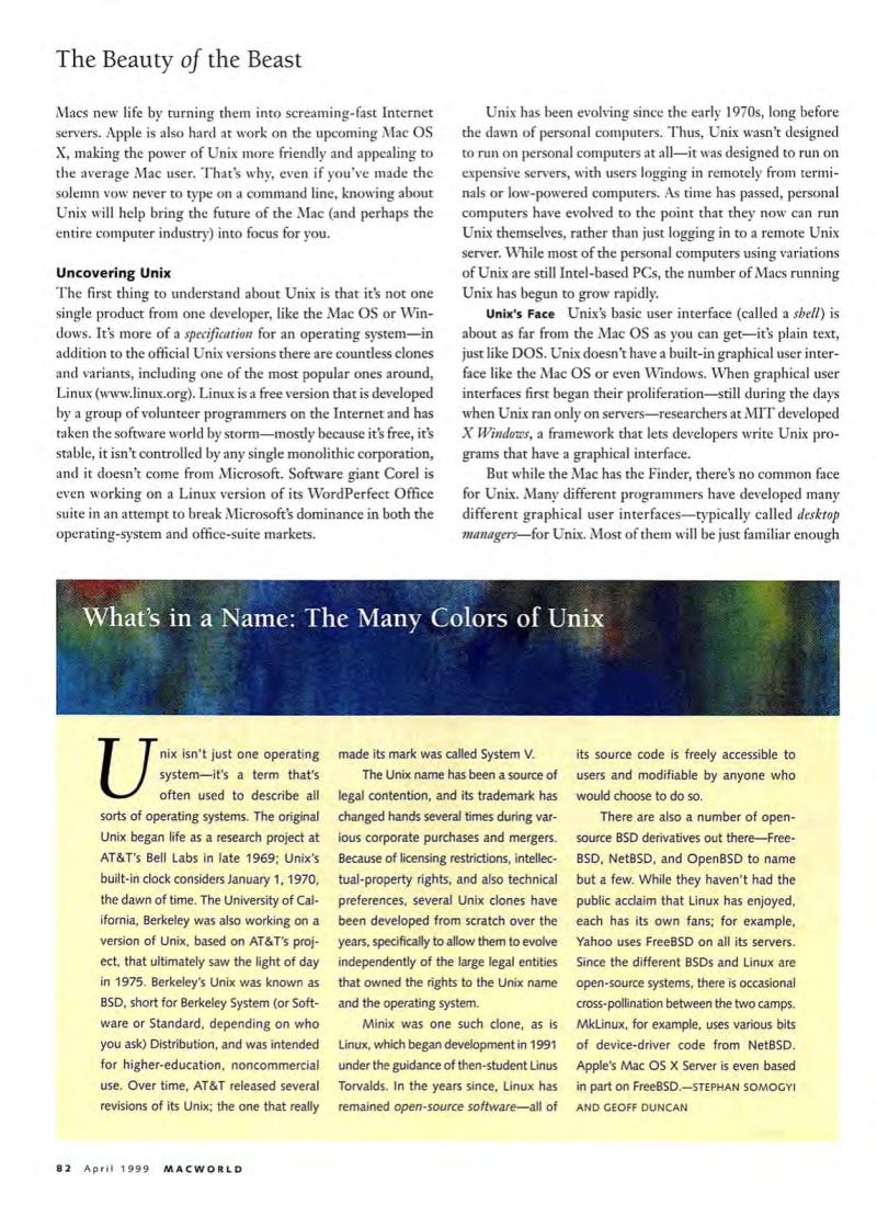 MacWorld9904April1999 — page 86