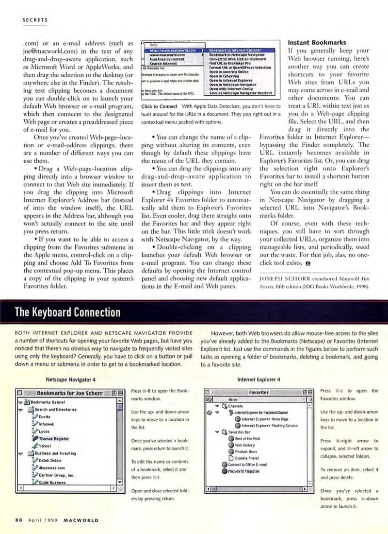 MacWorld9904April1999 — page 92