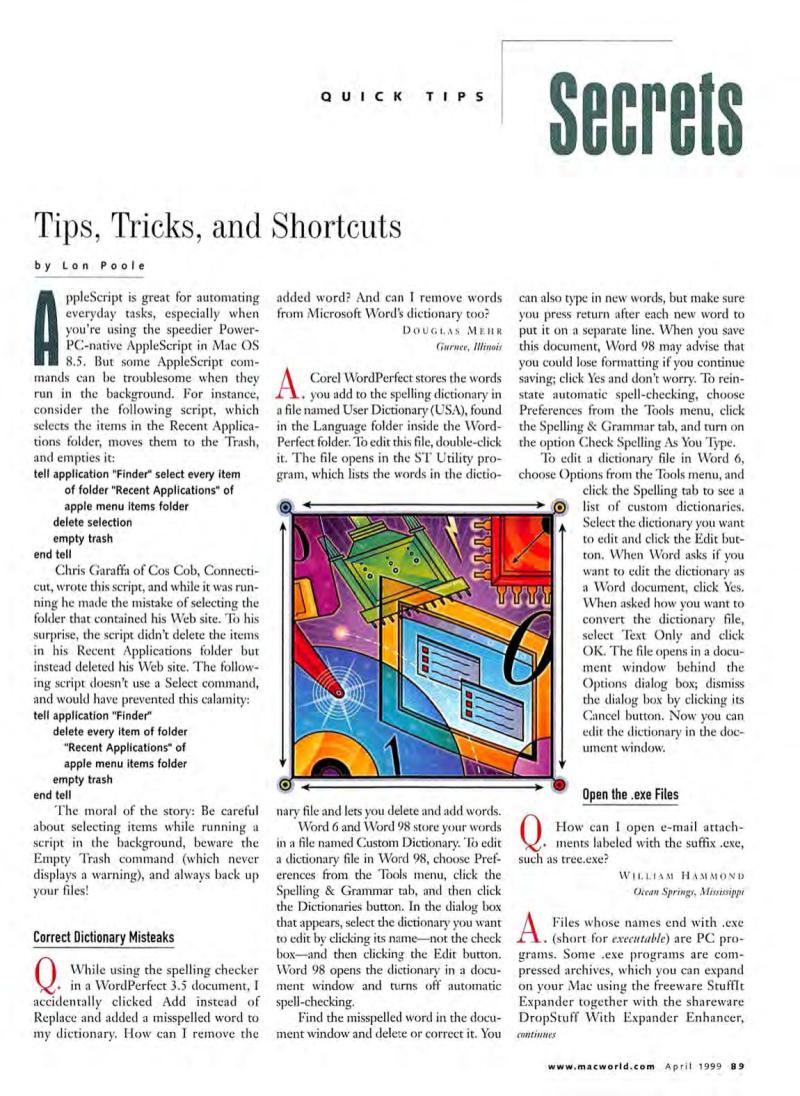 MacWorld9904April1999 — page 93