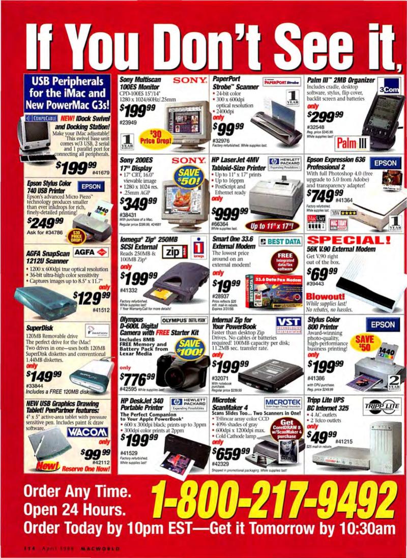MacWorld9904April1999 — page 118