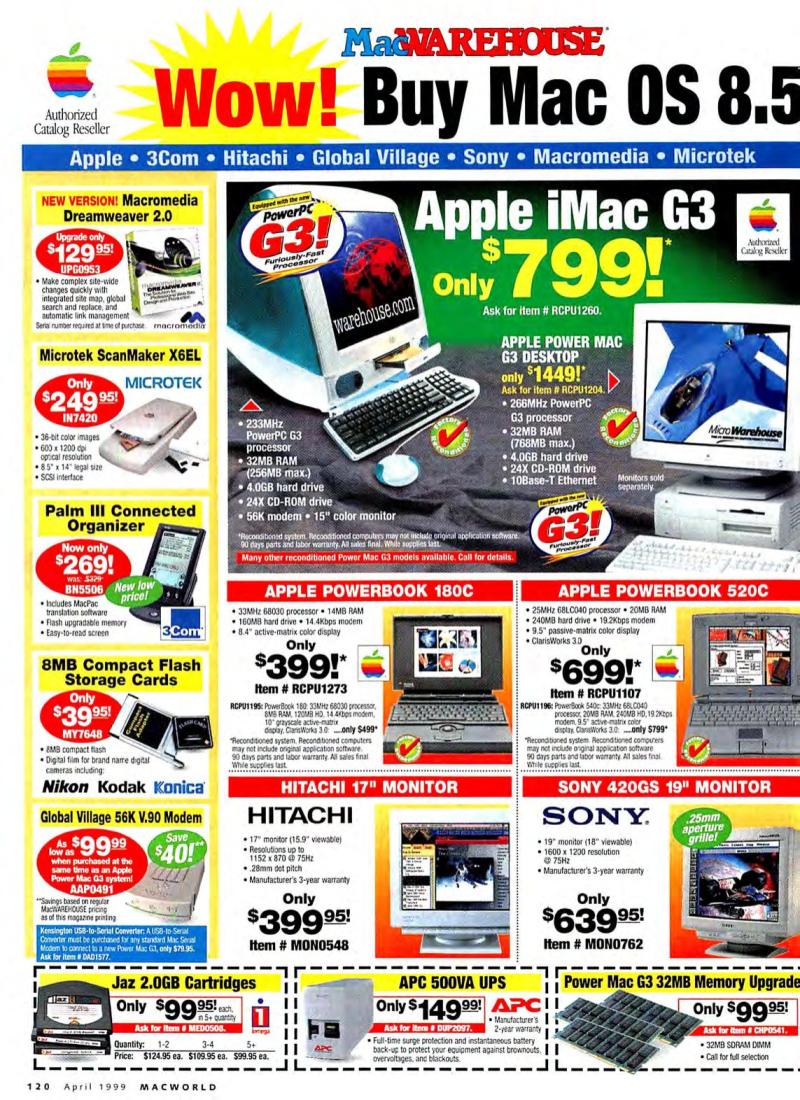 MacWorld9904April1999 — page 124